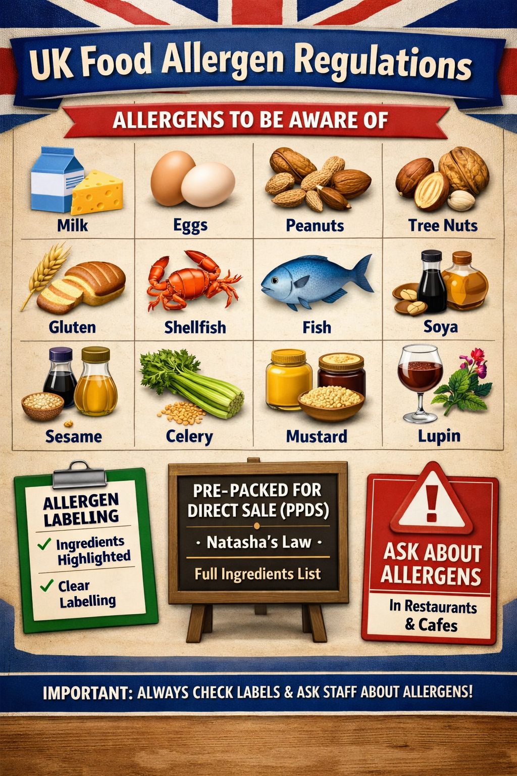 UK Food Allergen Regulations & Legal Compliance Framework: Complete Guide for Food Businesses