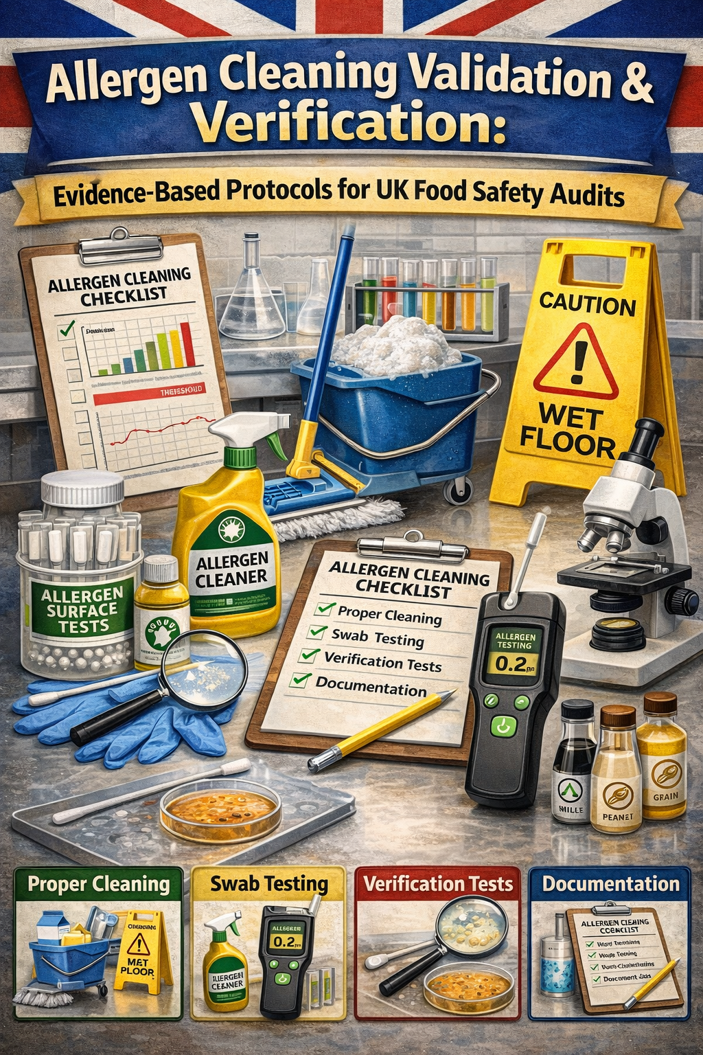 Allergen Cleaning Validation & Verification: Evidence-Based Protocols for UK Food Safety Audits