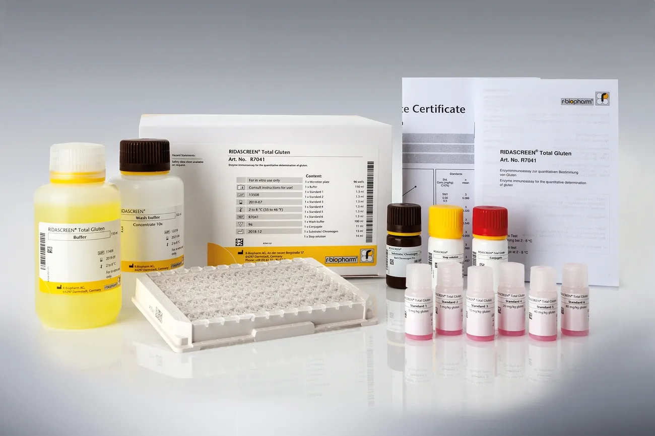 RIDASCREEN® Total Gluten - Food & Feed Analysis
