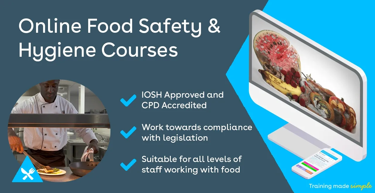 Online food safety and hygiene courses with IOSH approval, compliance focus, and suitability for all food staff levels.